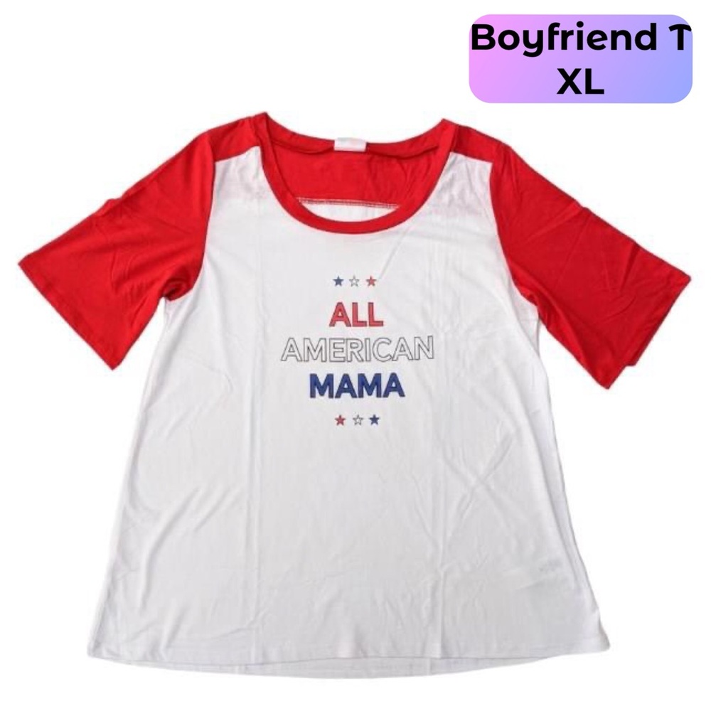 LuLaRoe Boyfriend Tee, XL